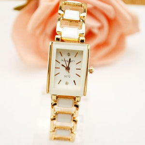 Fashion, Rectangular Watch, Female Version, Korean Version, Simplified Middle School Girl Bracelet Watch, Girl's New Hollowed Jh