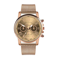 Load image into Gallery viewer, Luxury Quartz Watch For Women Female Men Lovers Couple mujer Wristwatch Milanese Stainless Steel Dial Band 2019 New Arrival