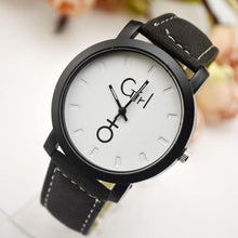Load image into Gallery viewer, Good Boy Harajuku Korean Fashion lovers quzrtz watch Street Boys And Girls, My Love Belt Black And White Couple Wristwatch